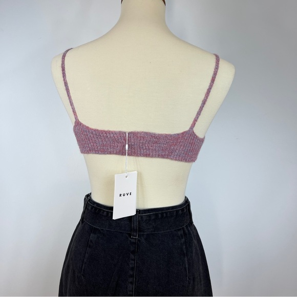 RUVE Rika Knit Top in Berry (Rare Color) - Picture 3 of 11